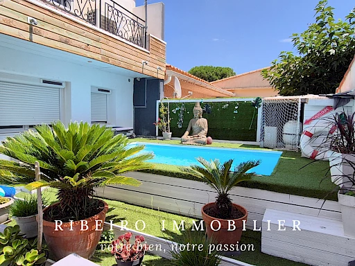 Maison de 124 M2 avec piscine privative à vendre au Grau d'Agde
