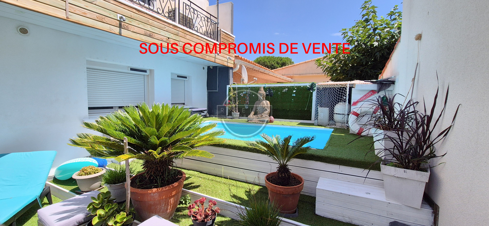 Maison de 124 M2 avec piscine privative à vendre au Grau d'Agde