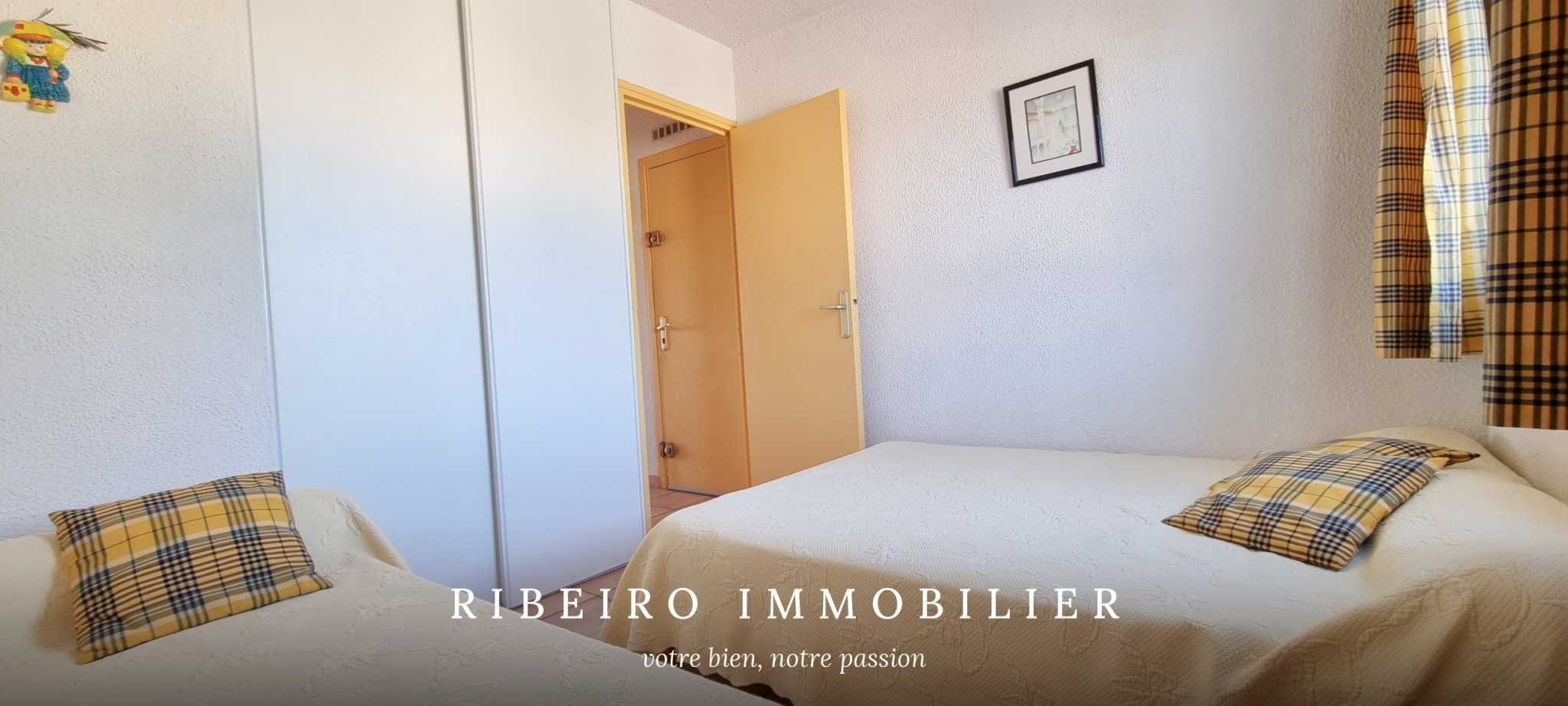 Appartement T2 à vendre Grau d'Agde, 34m2, plein sud, proche plage