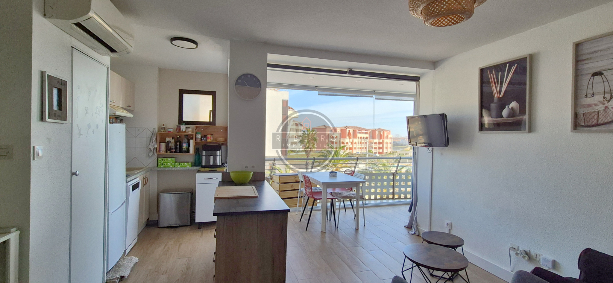 Bel appartement vue mer à vendre au Cap d'Agde (Rochelongue)