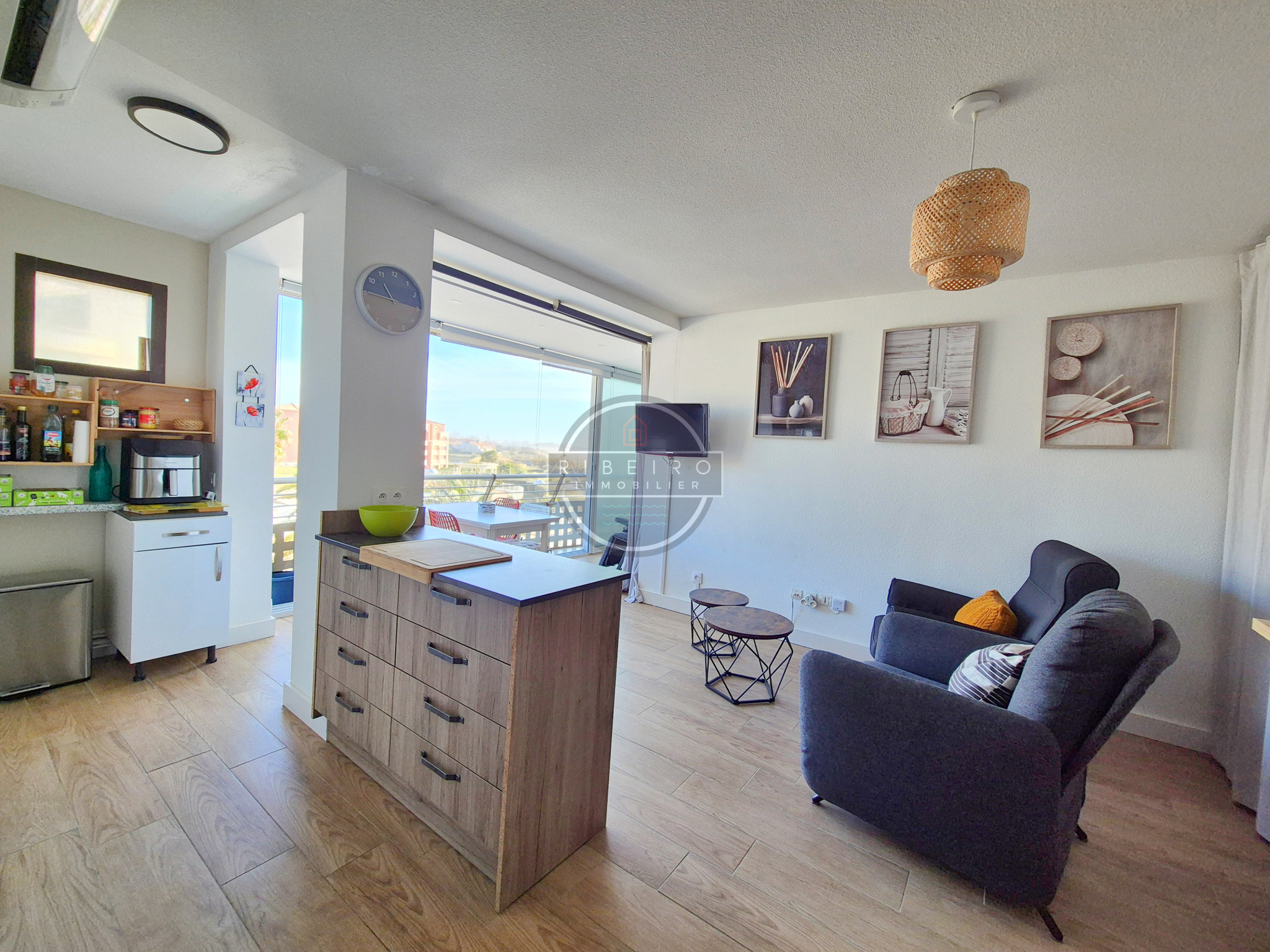 Bel appartement vue mer à vendre au Cap d'Agde (Rochelongue)