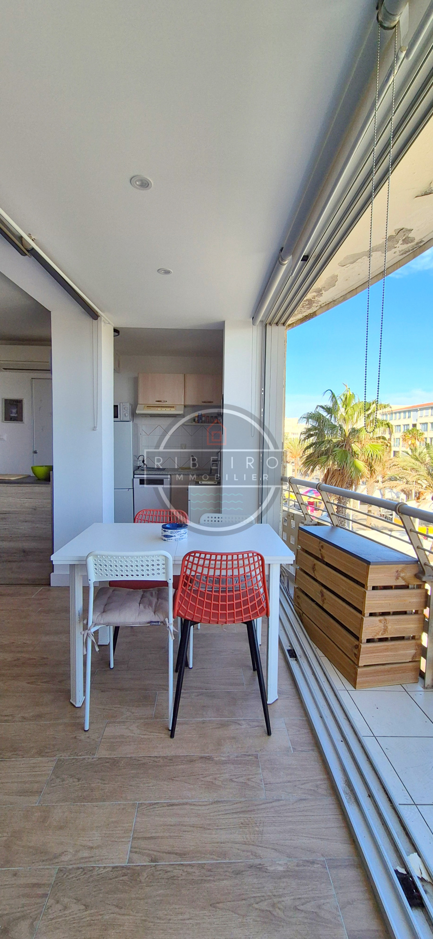 Bel appartement vue mer à vendre au Cap d'Agde (Rochelongue)