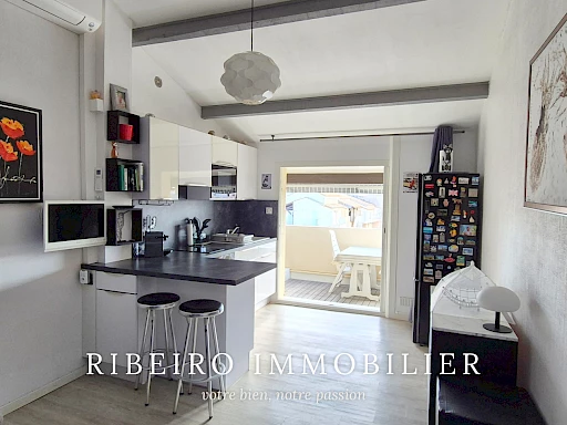 Superbe appartement, avec chambre en mezzanine, à vendre au Grau d'Agde