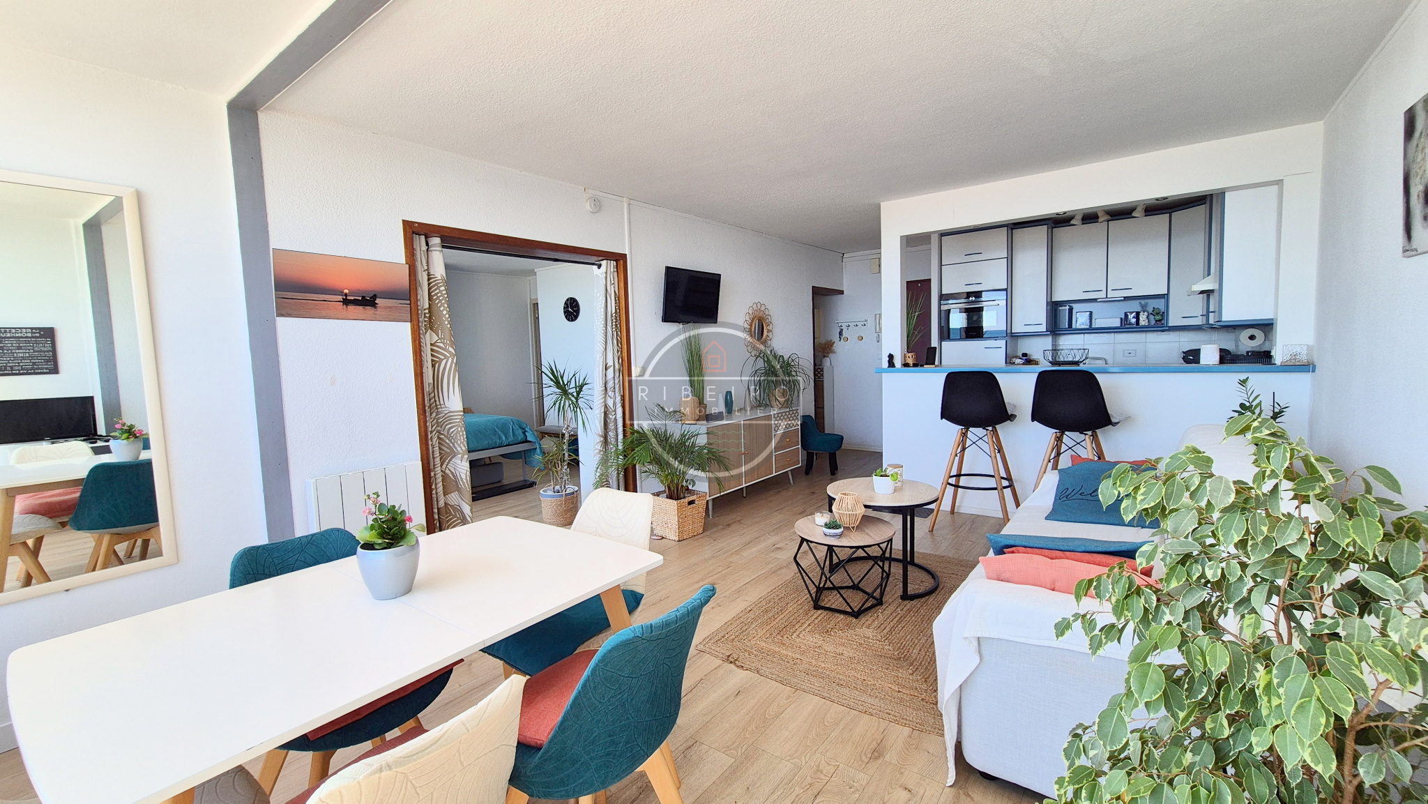 Appartement T2 vue mer à vendre au Grau d'Agde