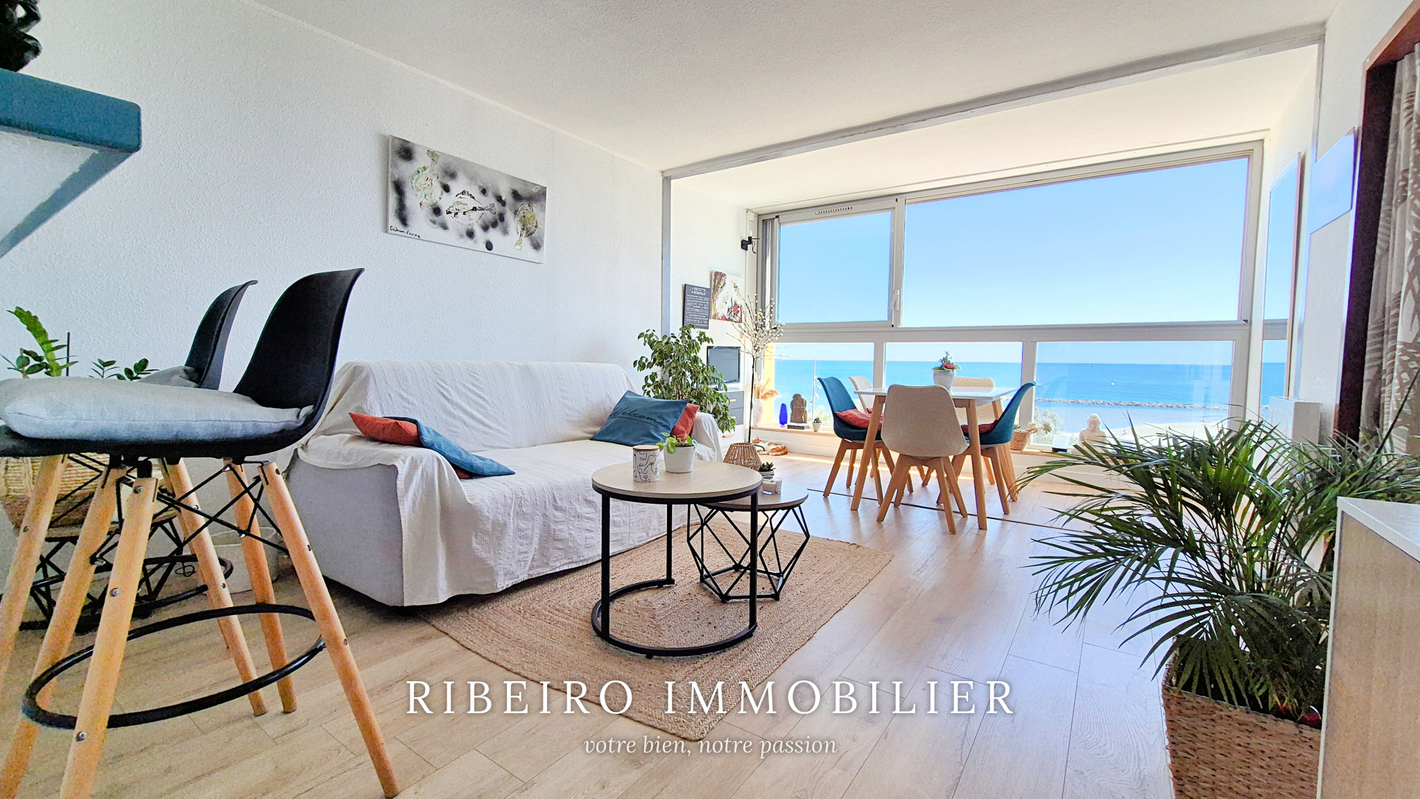 Appartement T2 vue mer à vendre au Grau d'Agde