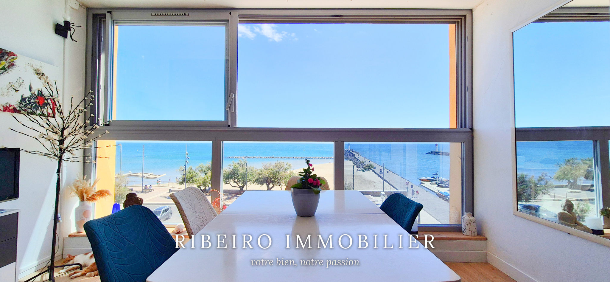 Appartement T2 vue mer à vendre au Grau d'Agde
