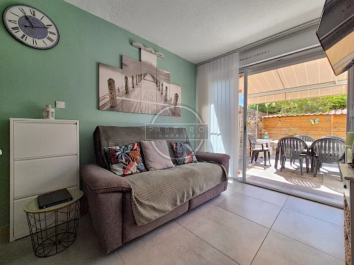 T2 + cabine en rez de chaussée à vendre au Cap d'Agde