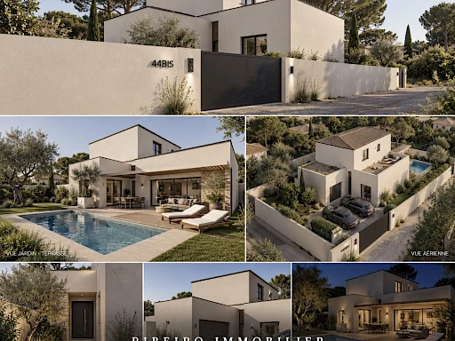 Terrain avec projet de villa contemporaine, permis purgé au Grau d'Agde